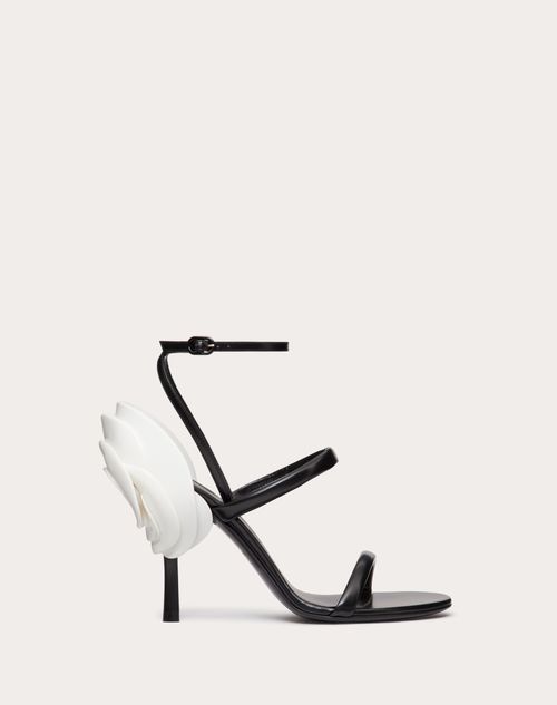 Valentino Garavani - Roserouche Sandal 1959 In Calfskin 100mm - Black - Woman - Woman Shoes Private Promotions