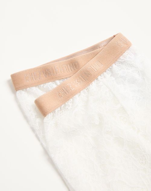 レース タイツ for ウィメンズ インチ ホワイト | Valentino JP レース タイツ for ウィメンズ インチ ホワイト | Valentino JP