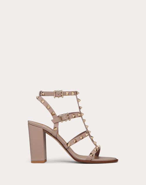 Valentino Garavani - Escarpins Rockstud À Brides. Talon : 90 Mm - Poudre - Femme - Sandales