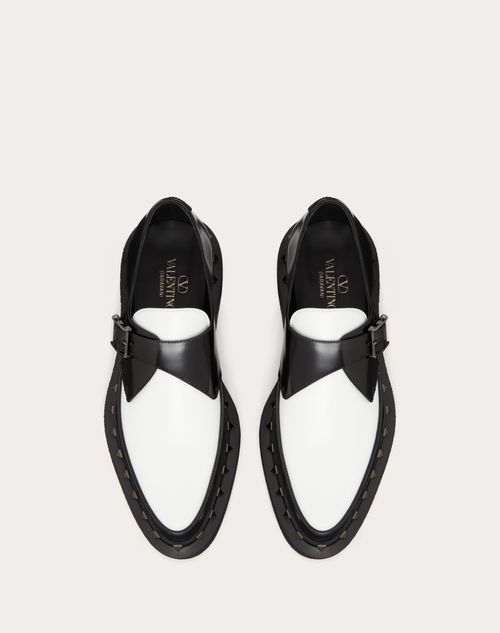 Valentino black and white rockstud shoes sale