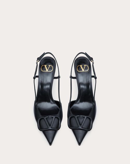 vlogo signature calfskin slingback pump