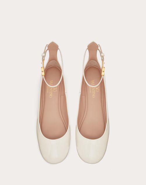 Valentino Garavani Tan-go Patent Leather Ballerina for Woman in