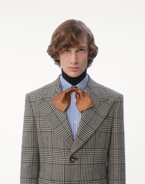 Valentino Garavani - Valentie Silk Bow Tie - Brown - Man - Soft Accessories