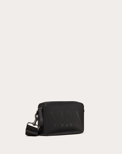 Valentino Garavani - Sac À Bandoulière Vltn En Cuir - Noir - Homme - Sacs Porté Épaule