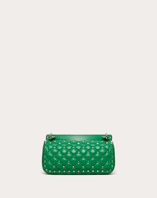 Valentino Garavani Women's Rockstud Spike Leather Shoulder Bag - Green