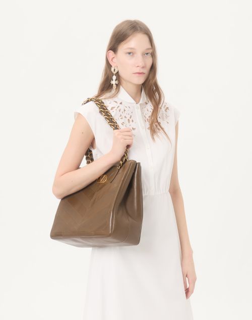 Valentino - Embroidered Poplin Midi Dress - White - Woman - Dresses