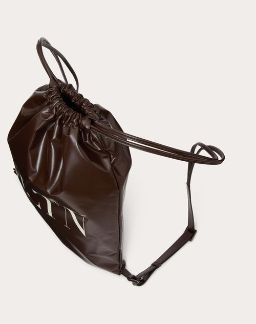 Valentino Garavani - Vltn Soft Backpack In Calfskin - Fondant/white - Man - Backpacks