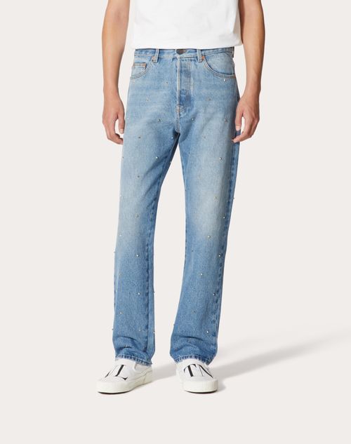 Valentino Garavani Levi's x Valentino Bootcut Jeans in Blue Cotton Denim  ref.946690 - Joli Closet