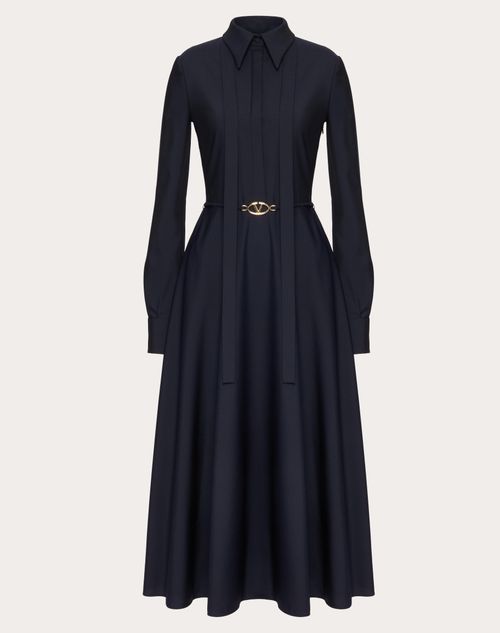 Valentino - Mohair Wool Dress - Navy - Woman - Woman Ready To Wear Sale