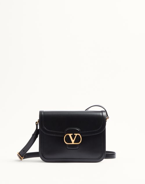 Valentino Garavani - Valentino Garavani 9to5 Smooth Calfskin Shoulder Bag - Black - Woman - Bags