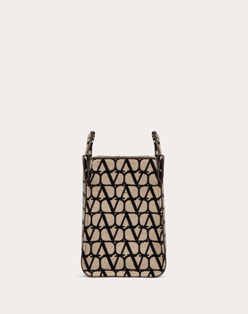 La Troisieme Toile Iconographe Shopping Bag for Woman in Beige red