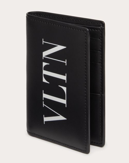 Vltn Cardholder for Man in Black/white | Valentino FI Vltn Cardholder for Man in Black/white | Valentino FI