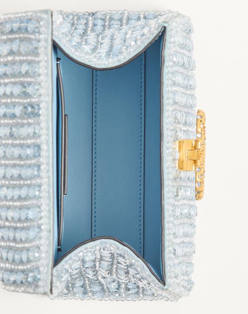 Valentino Garavani Vsling Mini Embroidered Handbag With Valentino Garavani Vsling Mini Embroidered Handbag With
