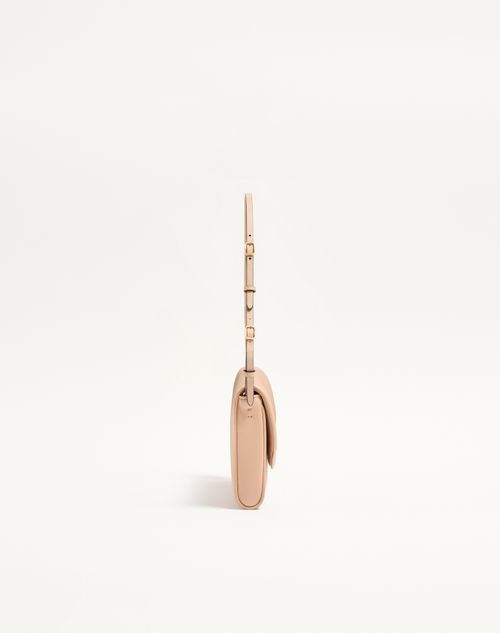 Valentino Garavani - Valentino Garavani Devain Small Nappa Shoulder Bag - Rose Sand - Woman - Shoulder Bags