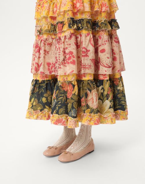 Valentino Garavani - Quiltie Ballerina 67 In Quilted Nappa Leather - Rose Cannelle - Woman - Woman Sale