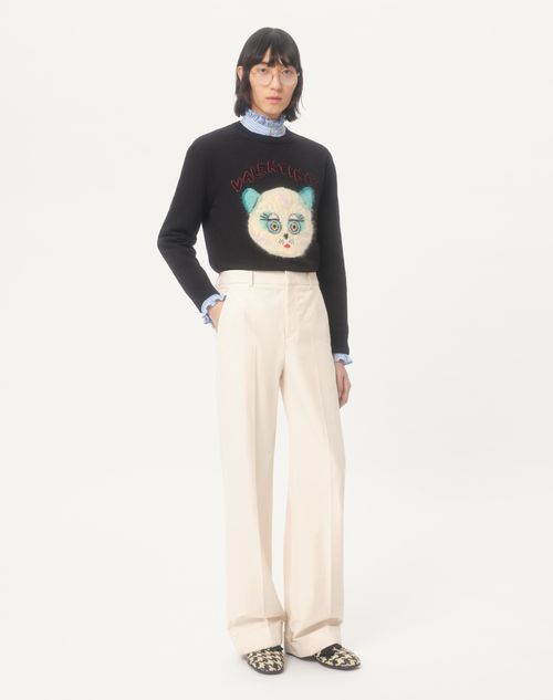 Valentino - Cuffed Cotton Canvas Trousers - Shell - Man - Trousers And Shorts