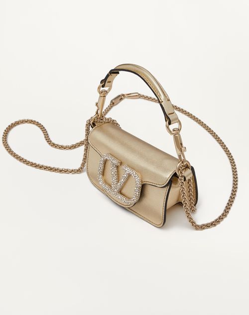 Valentino Garavani Locò Micro Bag With Chain And Jewel Logo for