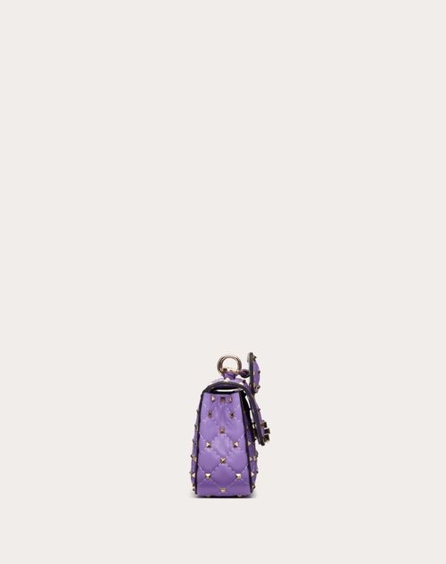 Valentino Garavani Rockstud Spike Small Shoulder Bag in Nappa Leather