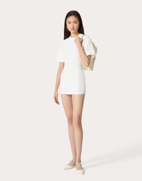 Valentino - Structured Couture Short Dress - Ivory - Woman - Shelf - Pap - L'ecole
