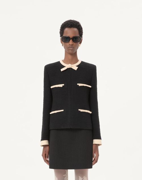 【Valentino】ヴァレンティノ　最高級　ツイード ジャケット プレーンウールツイード ジャケット for ウィメンズ インチ