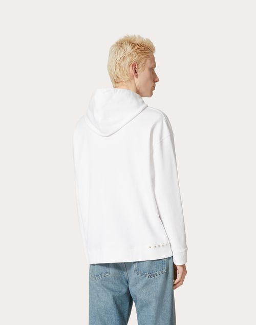 White hooded outlet sweatshirts