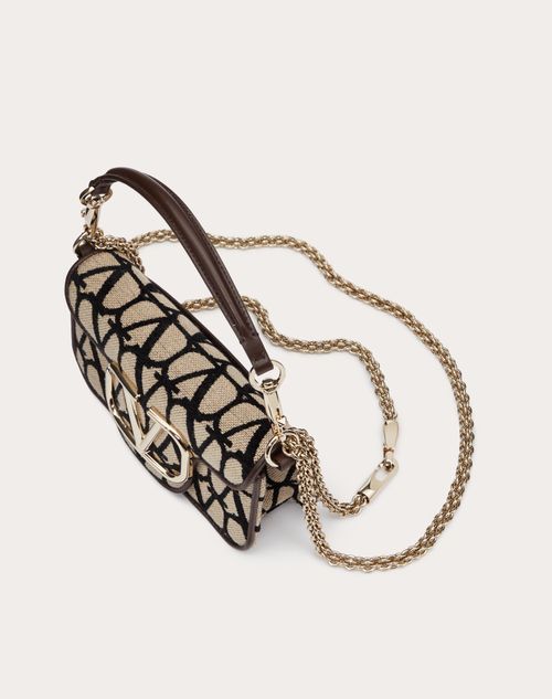 ショルダーバッグ Valentino Garavani Mini Loco Toile Iconographe Bag Mini Locò Toile Iconographe Shoulder Bag for Man in Natural