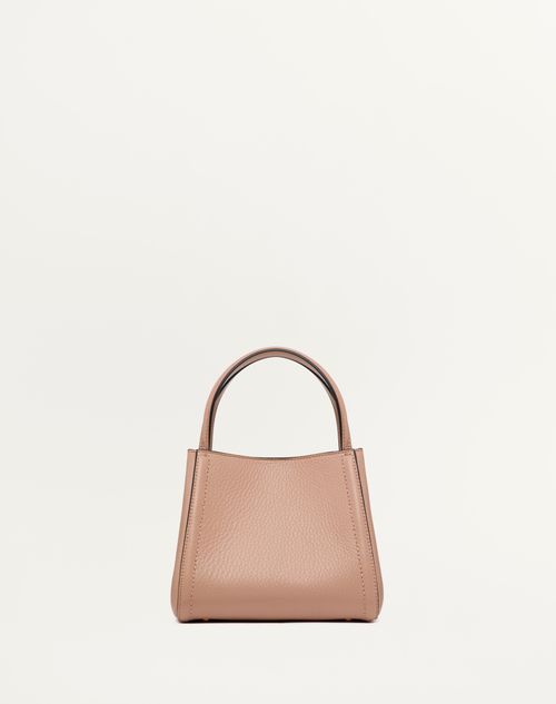 Valentino Garavani Alltime Small Handbag In Grainy Calfskin Valentino Garavani Alltime Small Handbag In Grainy Calfskin