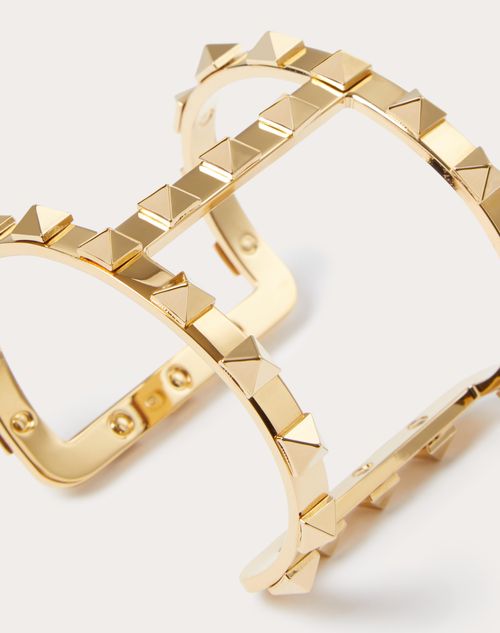 Valentino Garavani - Metal Rockstud Bracelet - Gold - Woman - Jewellery