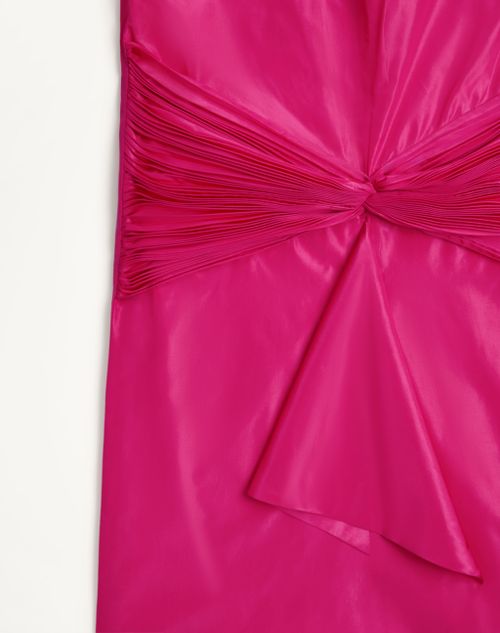 Valentino - Long Taffeta Skirt - Fuchsia - Woman - Skirts