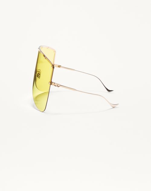 Valentino - Metal Mask Eyewear - Gold/yellow - Unisex - Eyewear