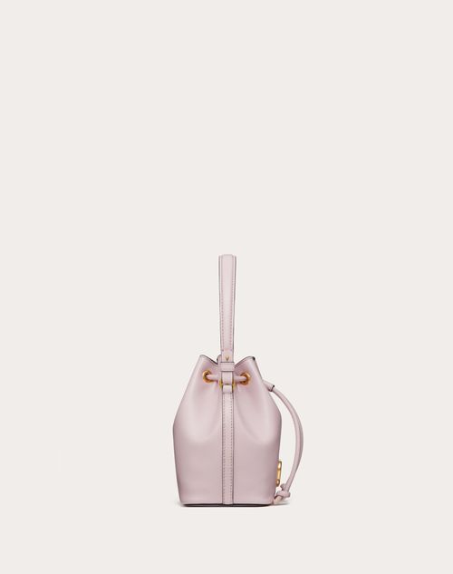 Mini Vlogo Signature Bucket Bag In Nappa Leather for Woman in