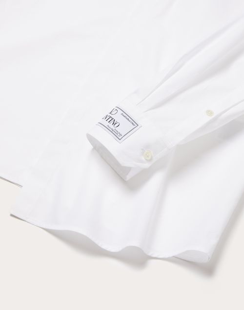 LONG SLEEVE COTTON SHIRT WITH MAISON VALENTINO TAILORING LABEL