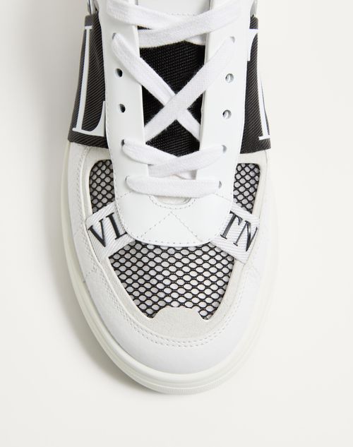 VALENTINO White & Black VLTN Band Sneakers S0C58 WRQ 24P