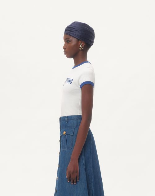 - Ivory/electric Blue