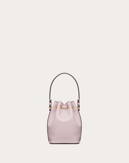 Mini Vlogo Signature Bucket Bag In Nappa Leather for Woman in