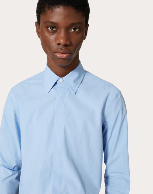 HEAVY COTTON POPLIN LONG SLEEVE SHIRT