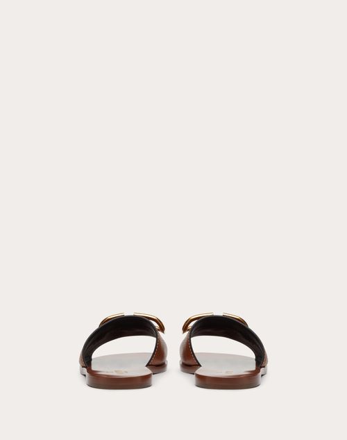 vlogo signature flat calfskin slide