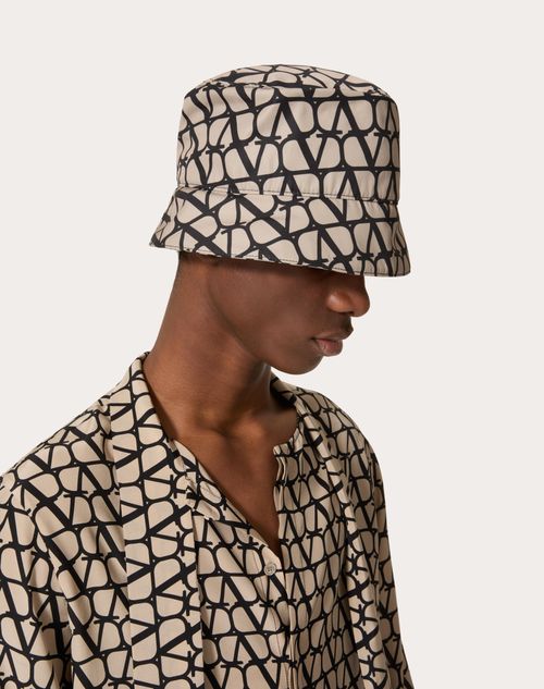 Toile Iconographe Nylon Bucket Hat for Man in Ebony