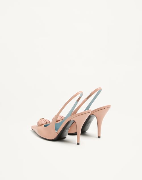 Valentino Garavani - Coeur Royal Slingback Pumps In Kidskin 100mm - Phard - Woman - Pumps And Slingbacks