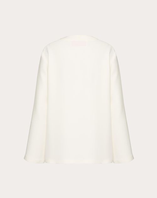 Valentino - Cady Couture Top - Ivory - Woman - Shirts And Tops