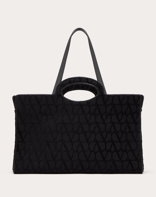 Valentino Garavani - Le Troisieme Toile Iconographe Shopping Bag - Black - Man - Man View All