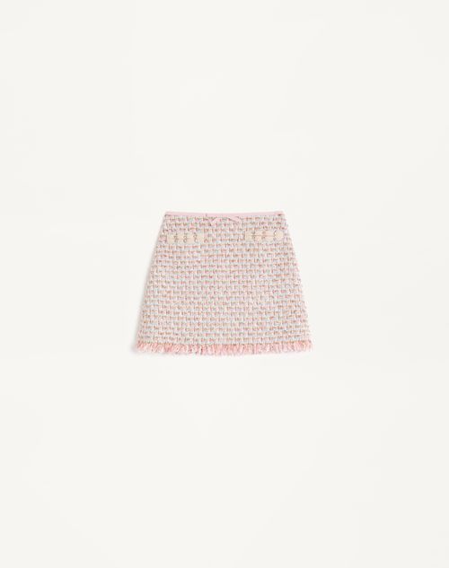 Valentino - Ribbon Tweed Skirt - Multicolour - Woman - Skirts