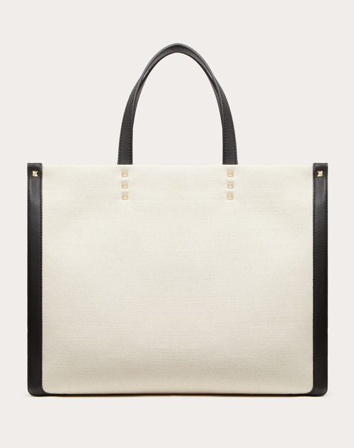 Small Print Canvas Tote for Woman in | US