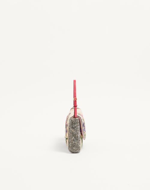 Valentino Garavani - Valentino Garavani Devain Embroidered Small Shoulder Bag - Multicolor - Woman - Clutches