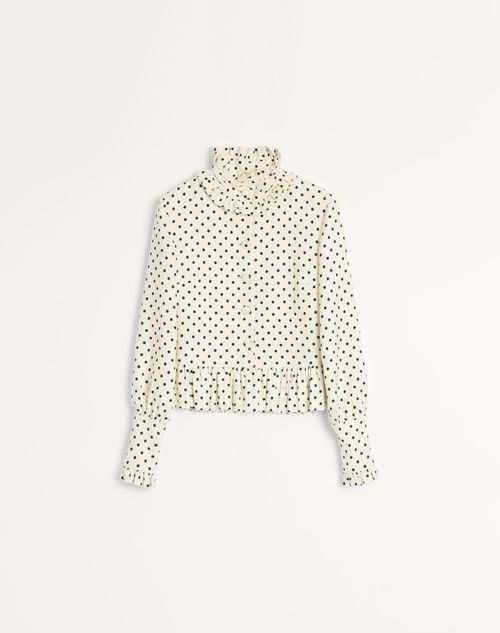 Valentino - Supergran Jacket In Plusdepois Print - Birch/black - Woman - Jackets And Blazers