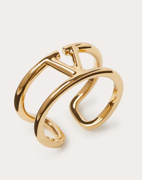 Valentino Garavani Men's Vlogo Signature Metal Ring