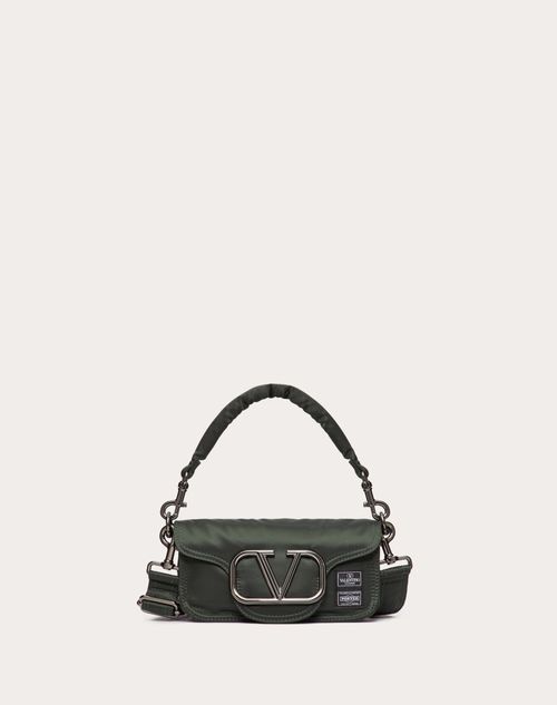 Valentino Garavani - Mini Sac Porté Épaule Valentino Garavani x porter En Tissu Technique - Khaki - Homme - Sacs Porté Épaule