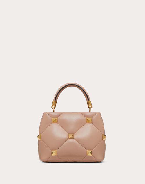 valentino SMALL ROMAN STUD THE SHOULDER BAG IN NAPPA WITH CHAIN PP