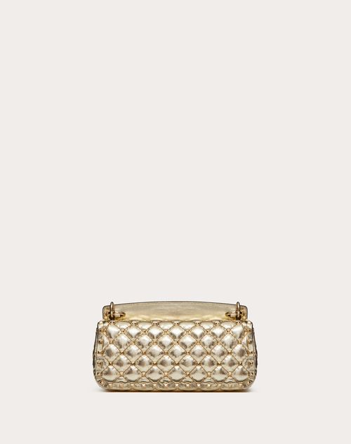 Roman Stud-embellished diamond-quilted clutch bag