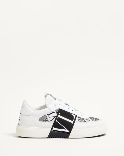 靴 VALENTINO Valentino Garavani Low-Top Calfskin VL7N Sneakers with Bands